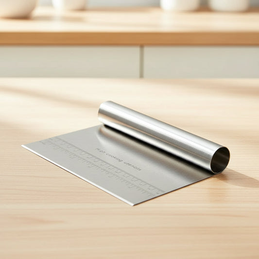 Premium Stainless Steel Baking Spatula and Scraper - Fesara