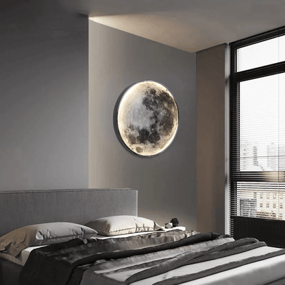 Soft LED Moon Phase Wall Lamp