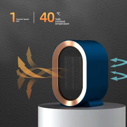Compact Electric Ceramic Home Heater for Office