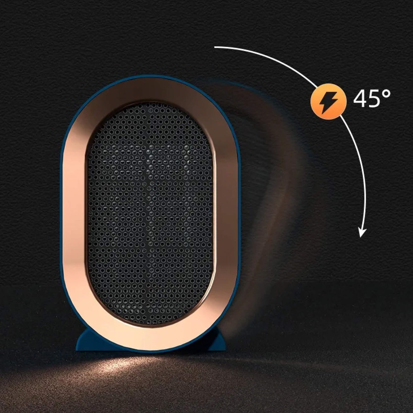 Compact Electric Ceramic Home Heater for Office