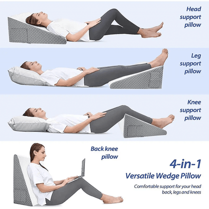 Comfortable Wedge Pillow for Acid Reflux Relief