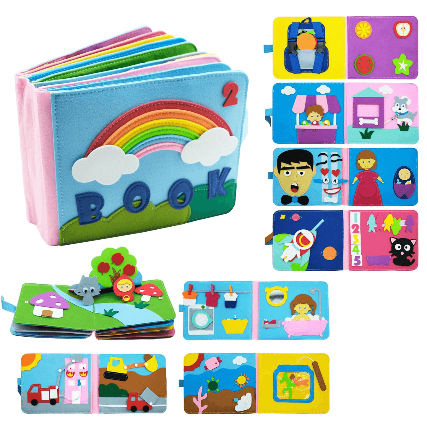 Educational Baby Play Board | Interactive 3D Learning Toy