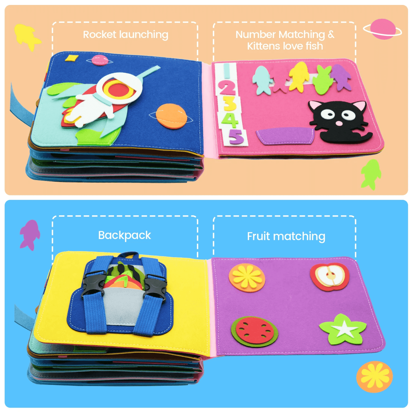 Educational Baby Play Board | Interactive 3D Learning Toy