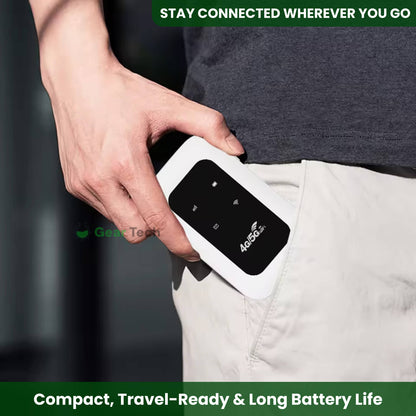 Compact Mobile Wi-Fi Hotspot for Travel and Home Use