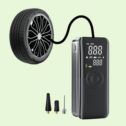 Portable Air Compressor Tyre Inflator Cordless Pump - Fesara