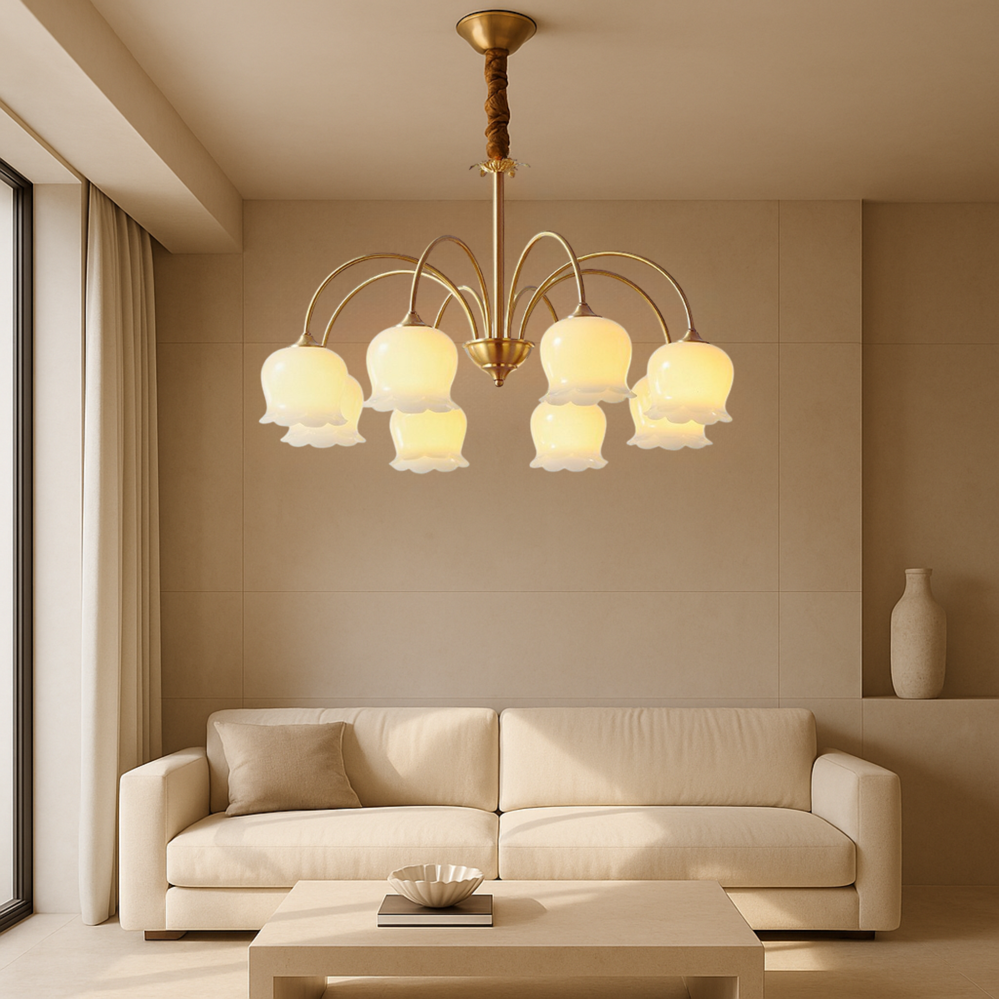 French copper chandelier 2