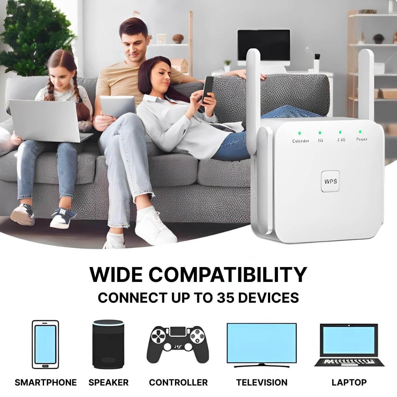 FrendorNet | Efficient Long-Range WiFi Extender Signal Booster 1