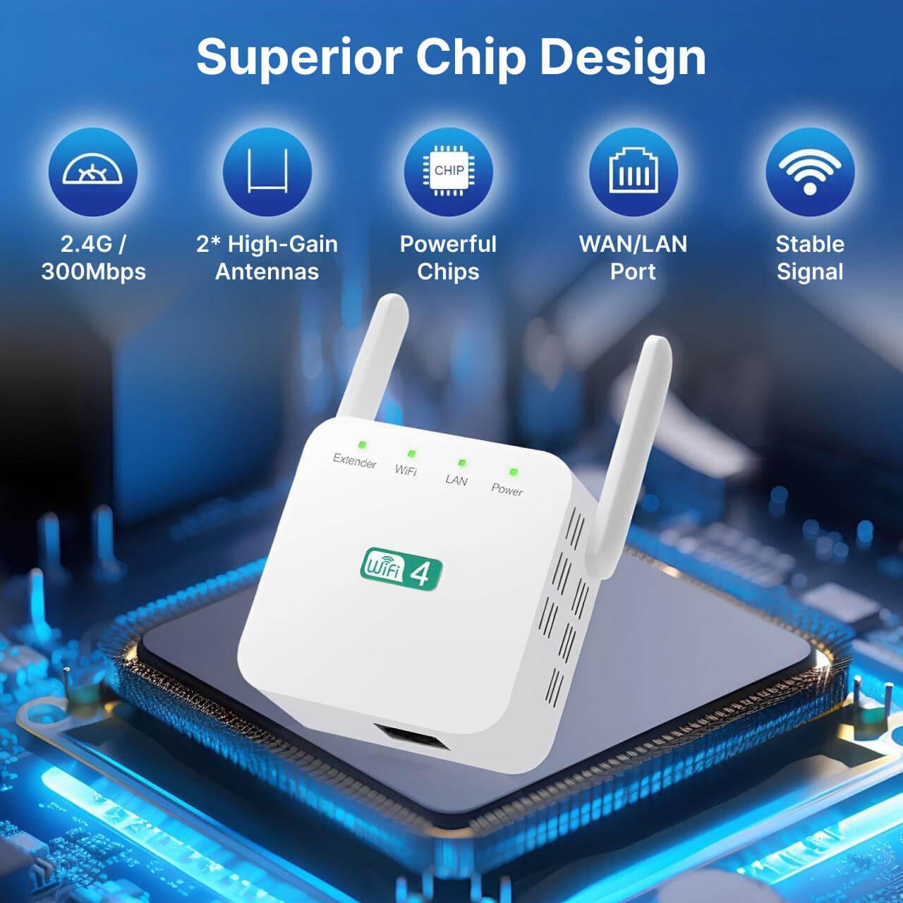 FrendorNet | Efficient Long-Range WiFi Extender Signal Booster 8