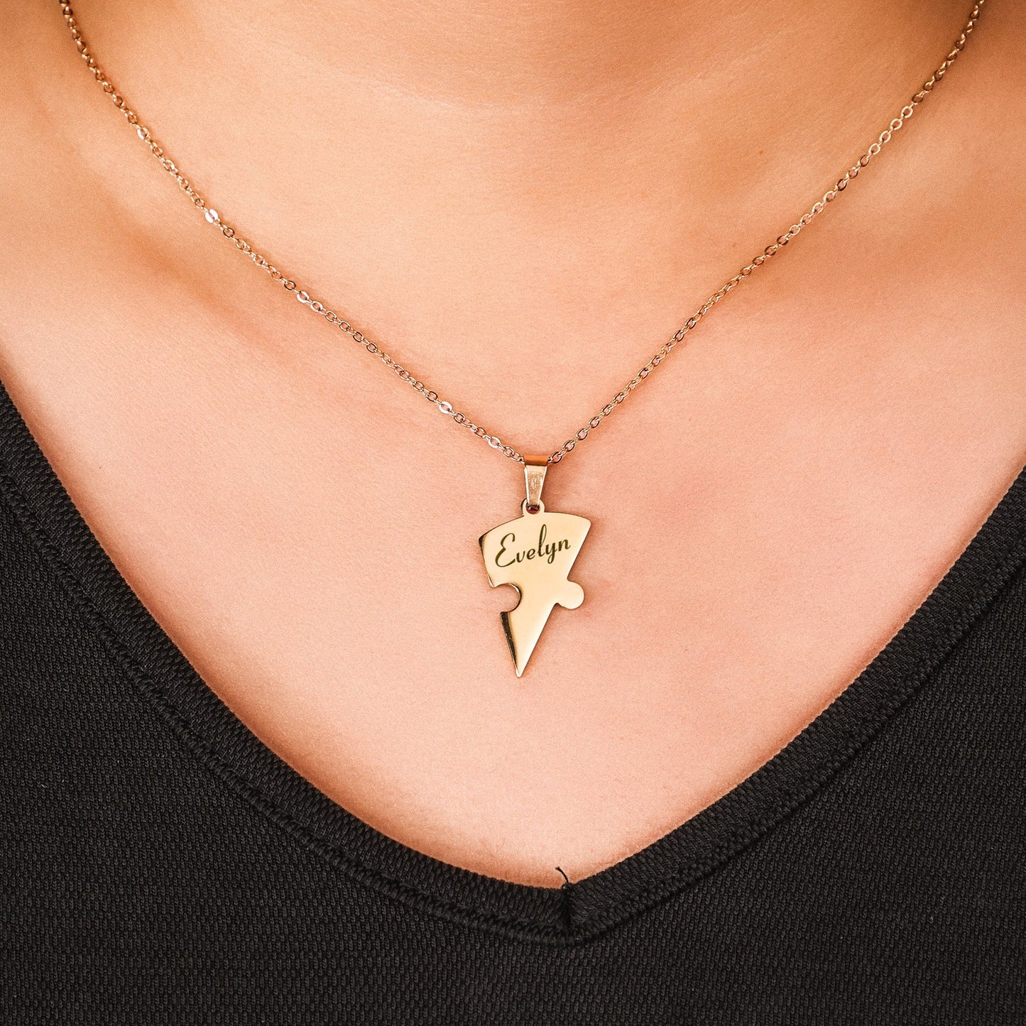 Customizable Heart Shaped Family Tree Necklace