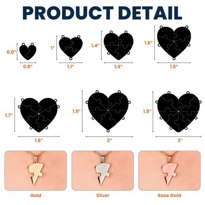 Customizable Heart Shaped Family Tree Necklace