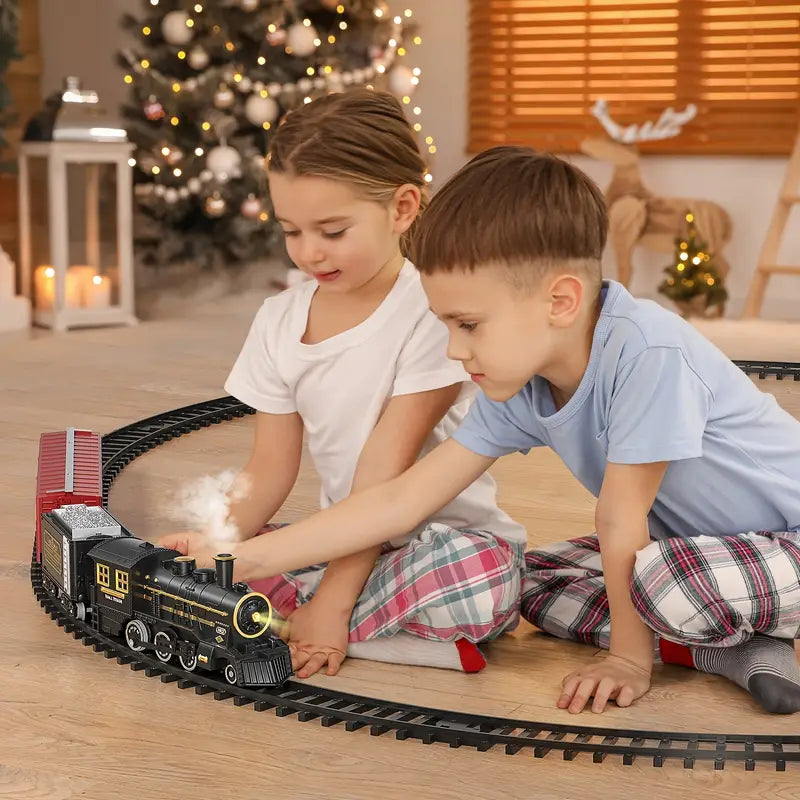 Fun Kids Train Table Set with Tracks and Cars