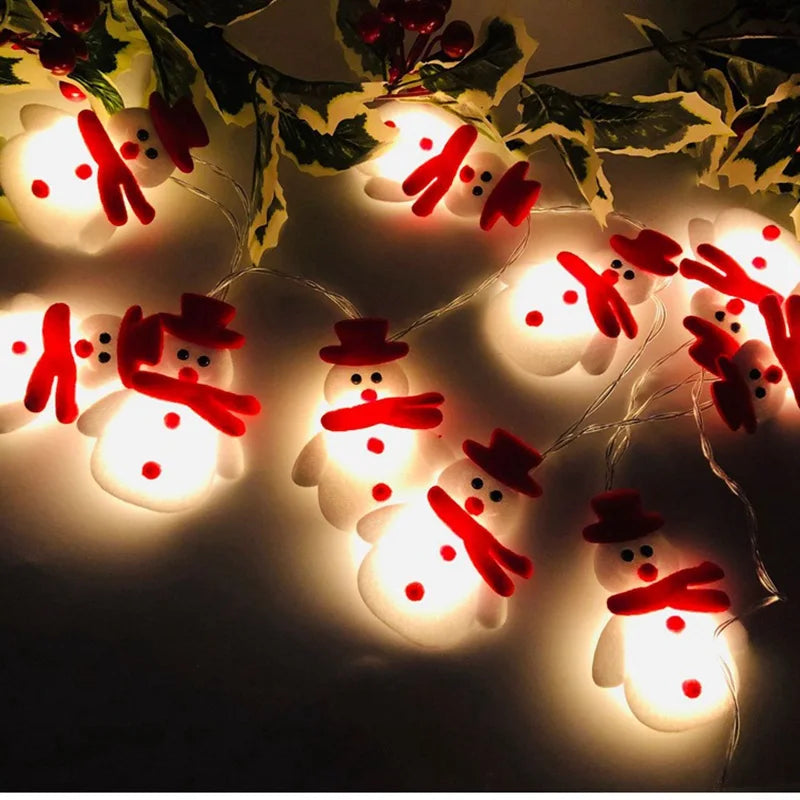 FrostyGlow – Snowman Christmas Tree Lights and Hanging Ornaments 2