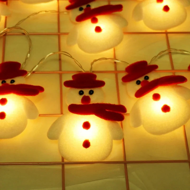 FrostyGlow – Snowman Christmas Tree Lights and Hanging Ornaments 3