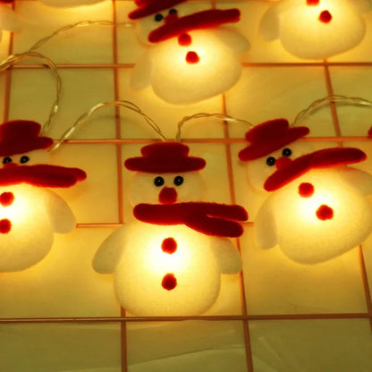 FrostyGlow – Snowman Christmas Tree Lights and Hanging Ornaments 3