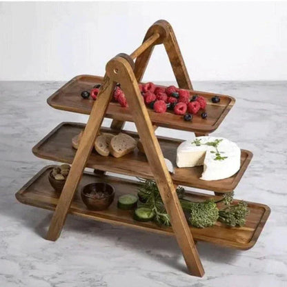 Rustic Wood Serving Tray