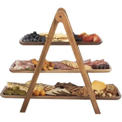 Rustic Wood Serving Tray