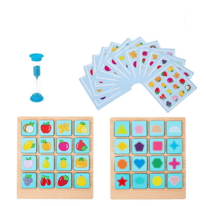 Fun Wooden Brain Teaser Puzzle Board - Fesara