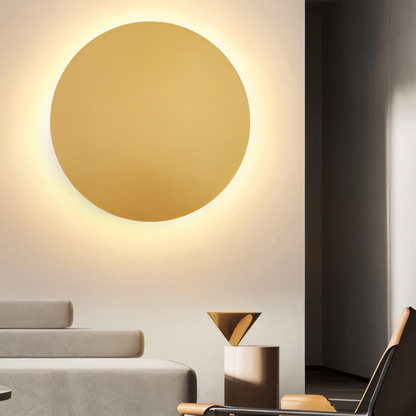 Sleek Round LED Wall Lamp