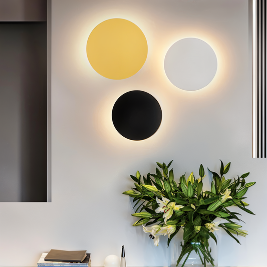 Sleek Round LED Wall Lamp - Fesara