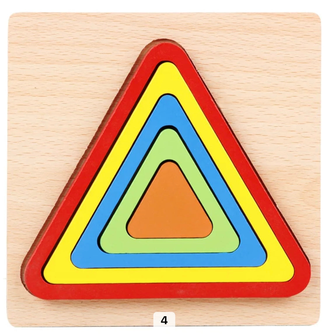 Fun Wooden Shape Puzzle Toy