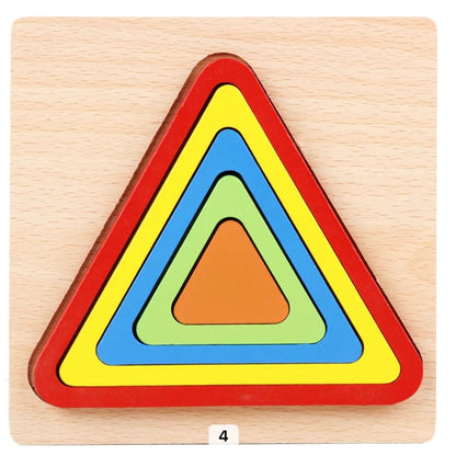 Fun Wooden Shape Puzzle Toy