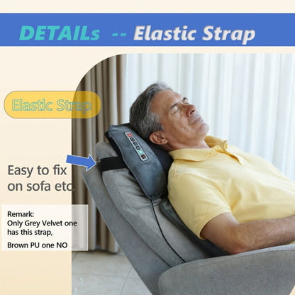 Full Body Massage Mat Heat Vibration Back Relief Pad 5