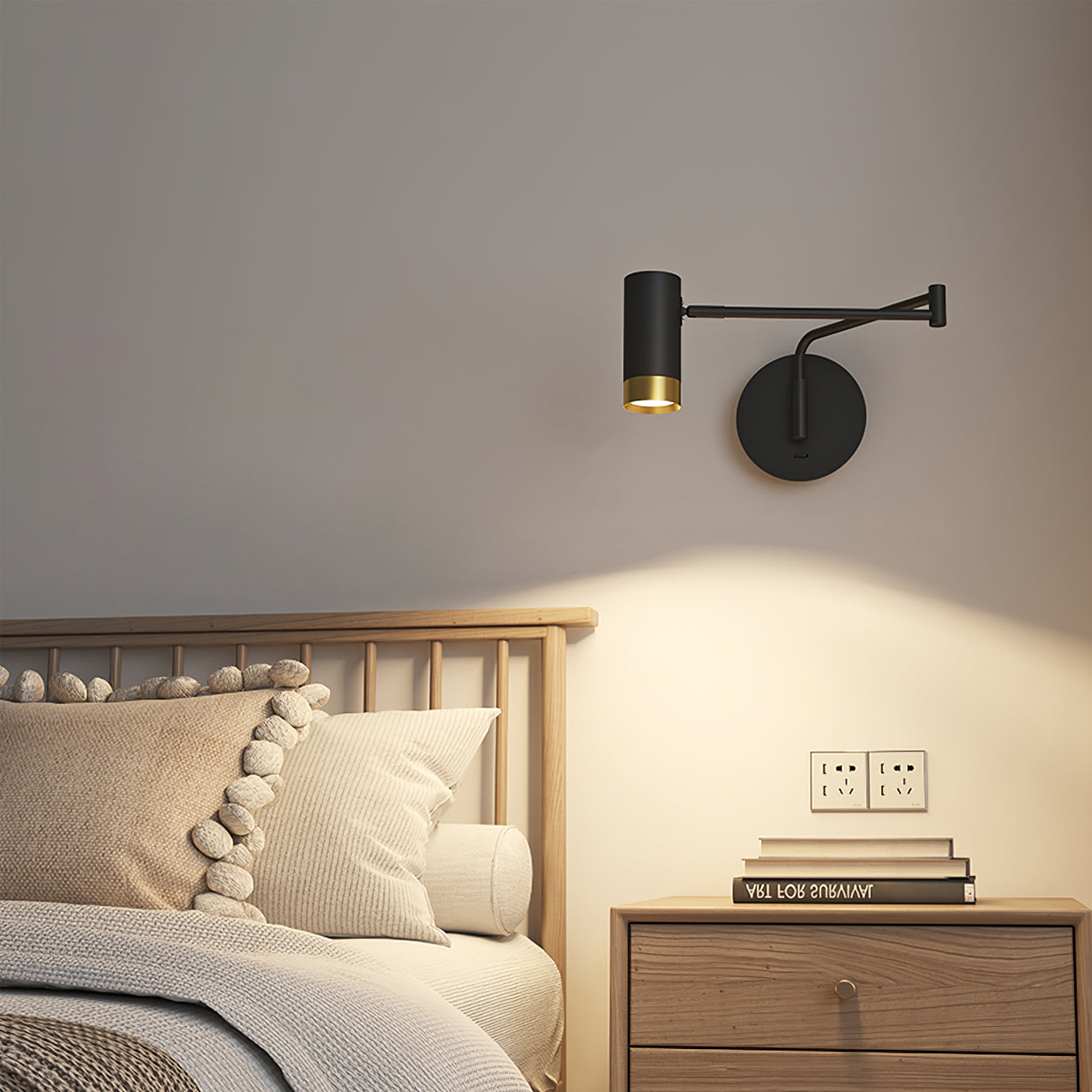 Adjustable LED Wall Lamp for Flexible Lighting