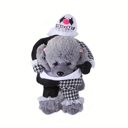 Funny Scary Dog Halloween Costume | Small Walking Outfit 1