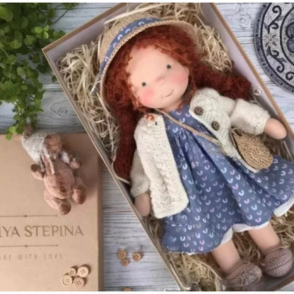 [Funny] 30cm Stuffed plush toys lovely Waldorf Doll plush PP cotton Toy Soft Stuffed pillow doll soothing baby birthday gift 6