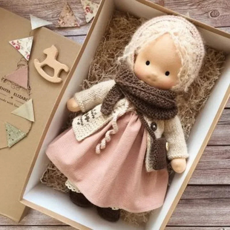[Funny] 30cm Stuffed plush toys lovely Waldorf Doll plush PP cotton Toy Soft Stuffed pillow doll soothing baby birthday gift 7