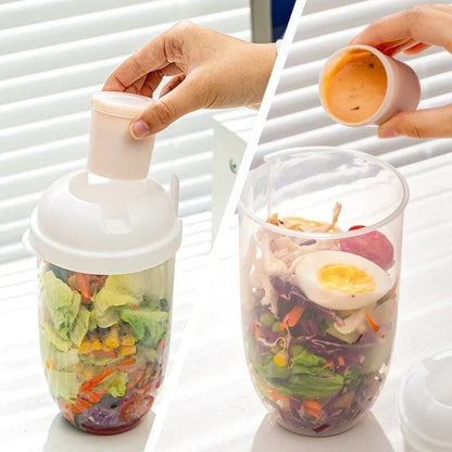 Portable Salad Container Bowl