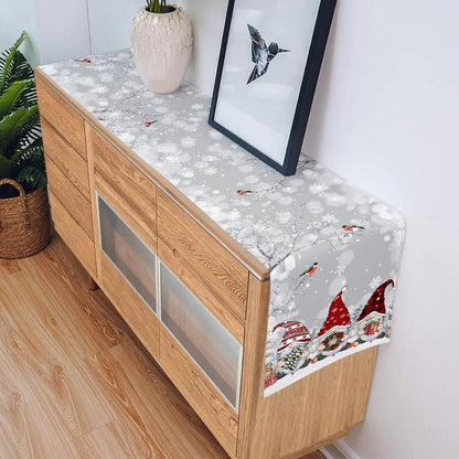 Holiday Snowflake Table Runner for Christmas Decor