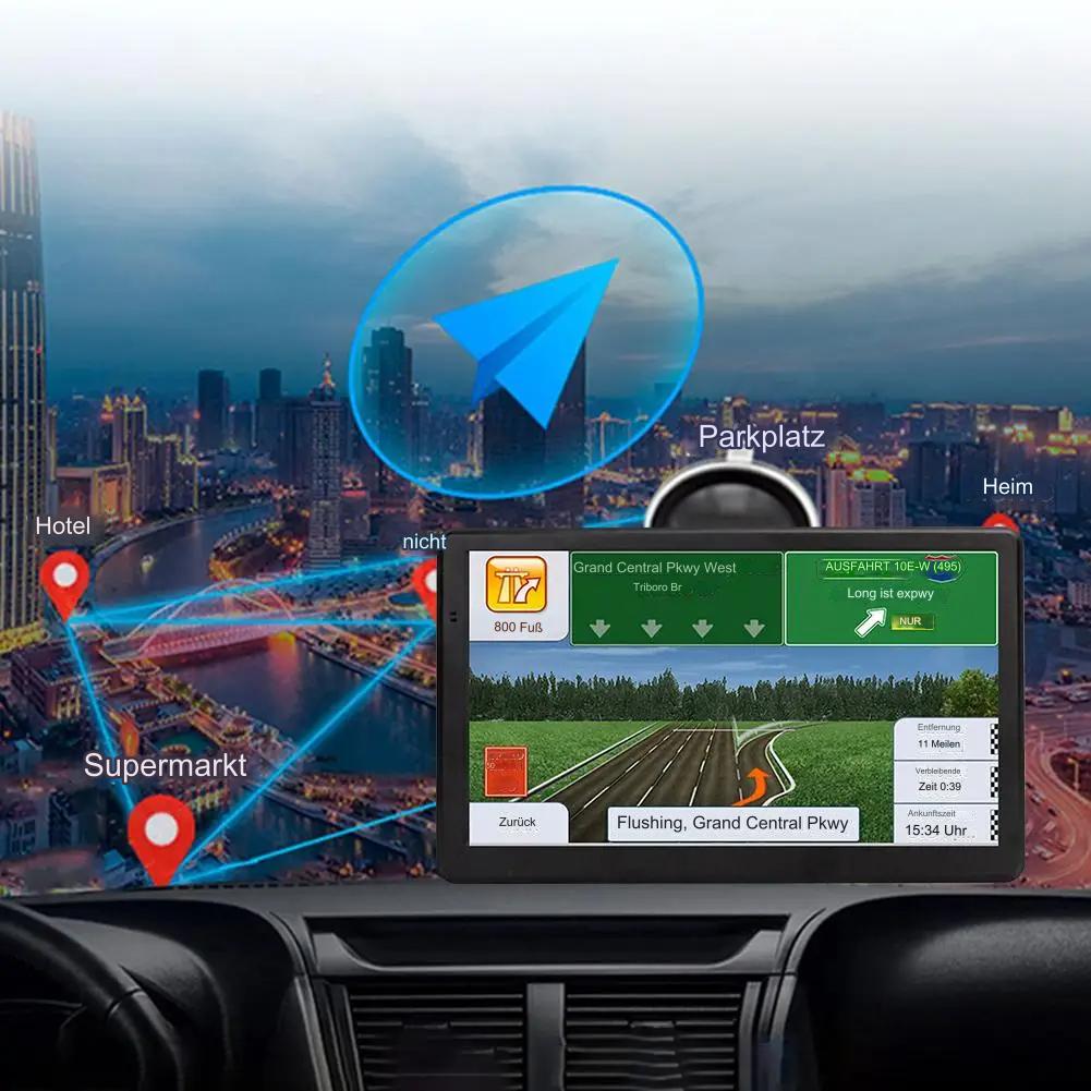 Easy Use 7 Inch GPS Navigator with Free Lifetime Maps