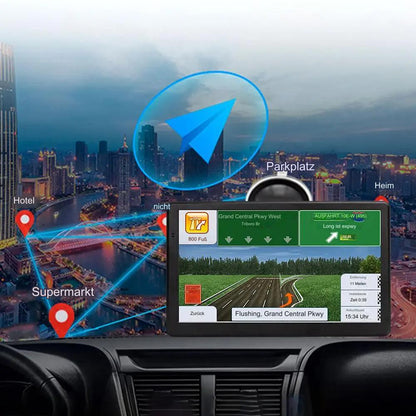 Easy Use 7 Inch GPS Navigator with Free Lifetime Maps