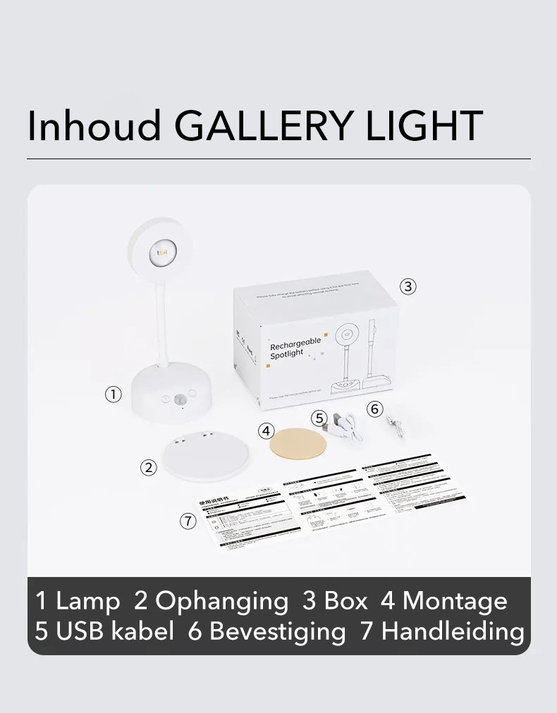 Modern Wireless LED Wall Lamp