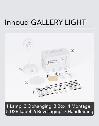 Modern Wireless LED Wall Lamp