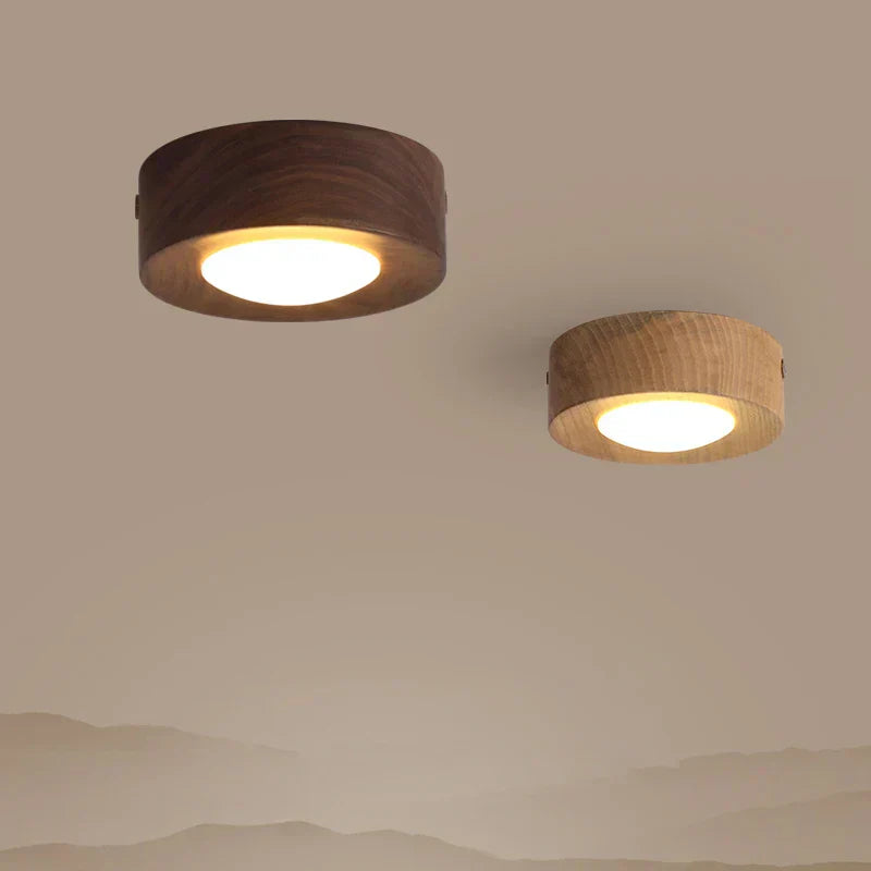 Natural Wood LED Pendant Light - Fesara