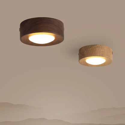 Natural Wood LED Pendant Light - Fesara