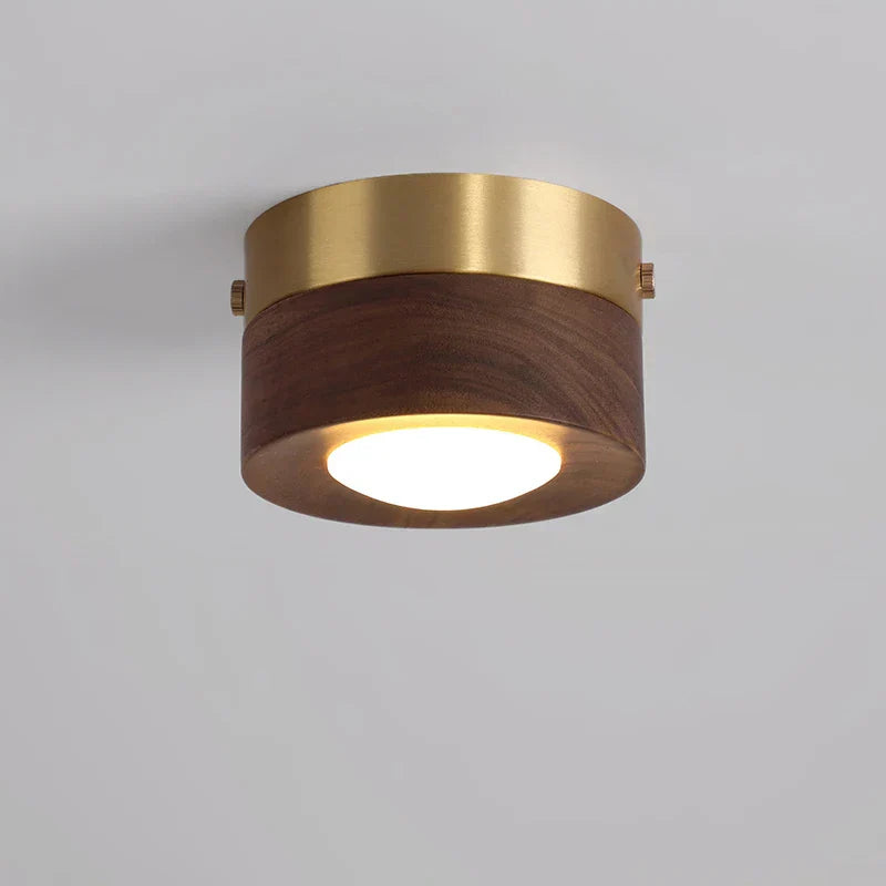 Natural Wood LED Pendant Light