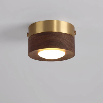 Natural Wood LED Pendant Light