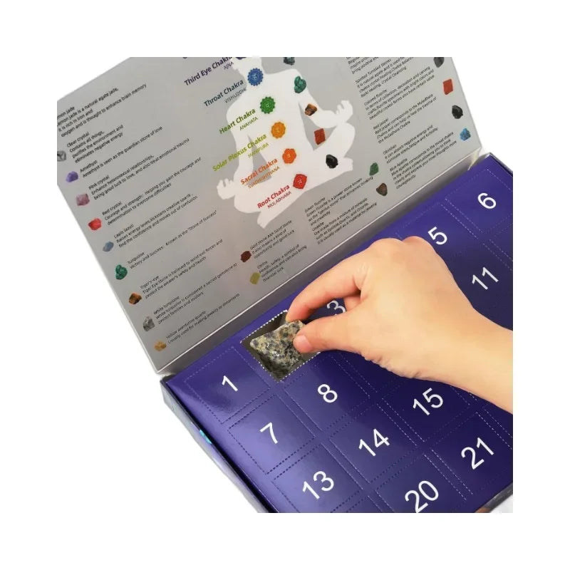 GemMagic – Children's Advent Calendar with 24 Shiny Gemstones 2