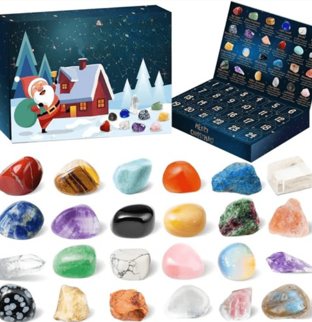 GemMagic – Children's Advent Calendar with 24 Shiny Gemstones 6