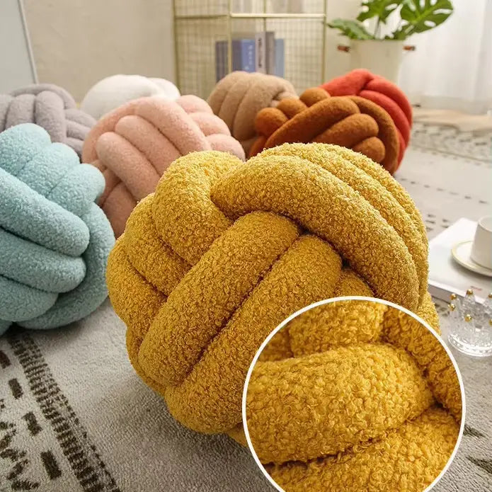 Plush Handmade Tufted Accent Pillow