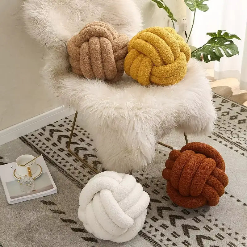 Plush Handmade Tufted Accent Pillow