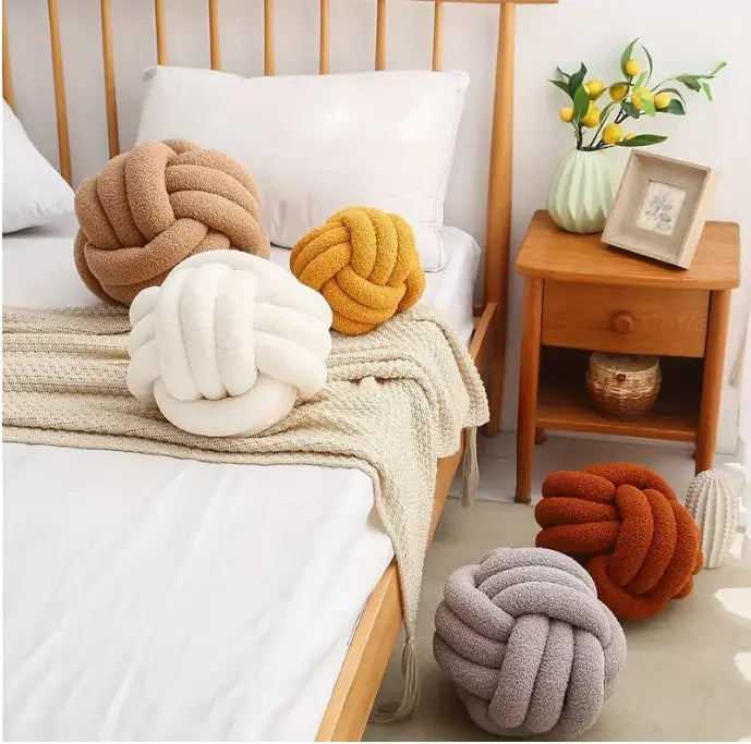 Plush Handmade Tufted Accent Pillow