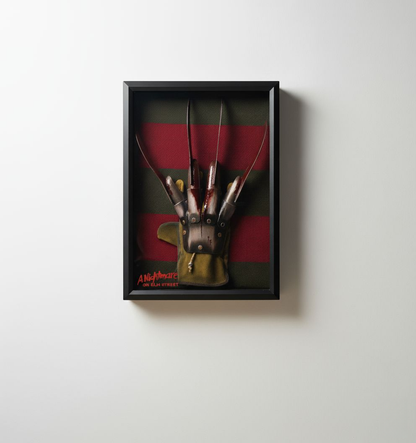 Horror Movie Freddy Krueger Hand Display Box