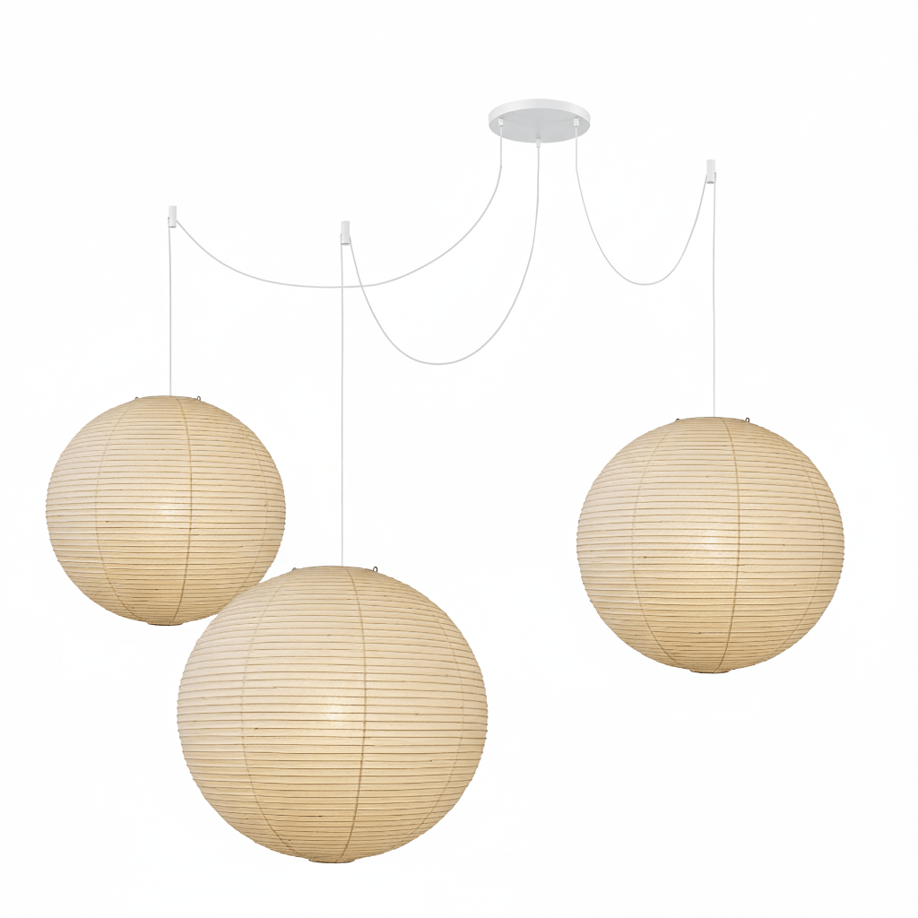 Unique Paper Globe Pendant Lamp 1-Light