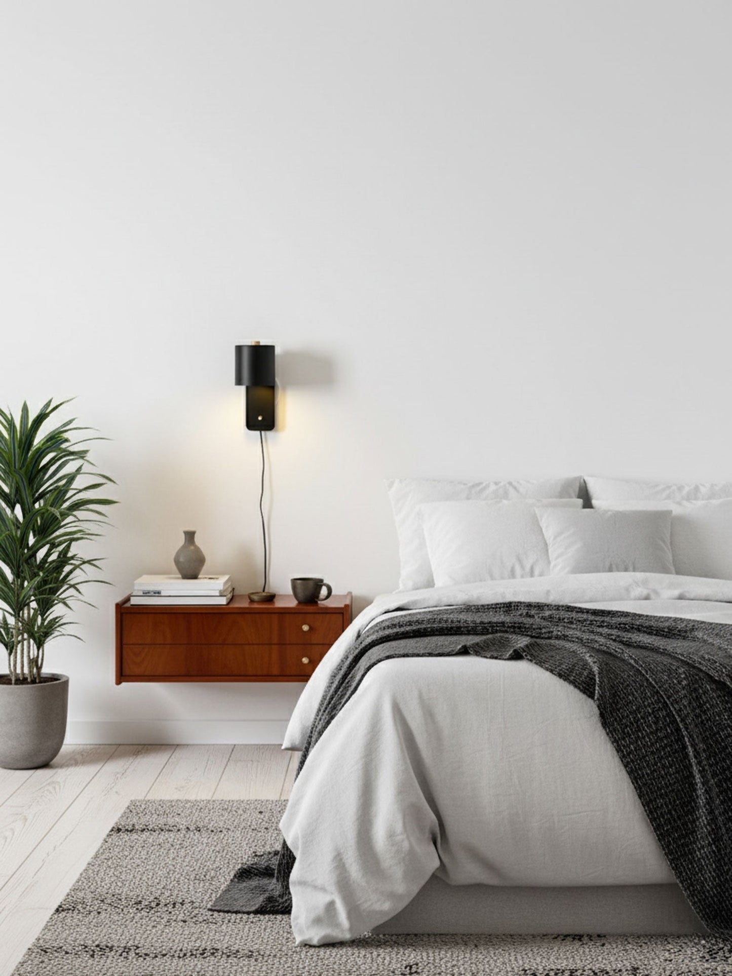 Simple Adjustable Cylinder Wall Light Fixture