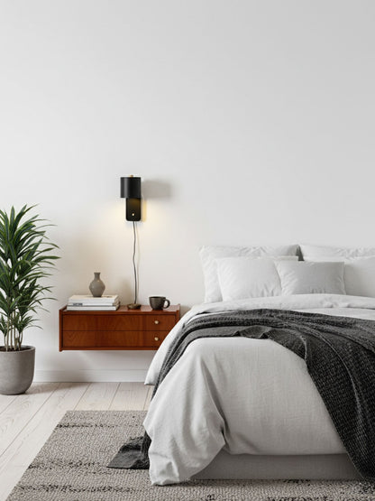 Simple Adjustable Cylinder Wall Light Fixture