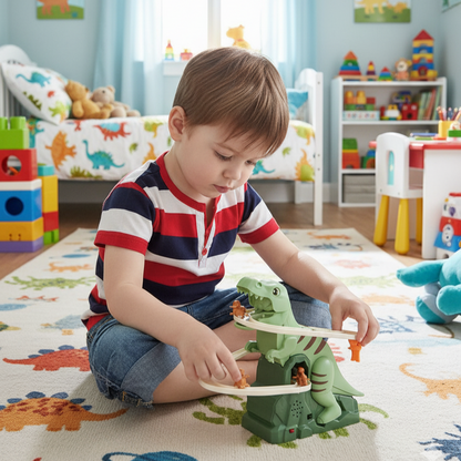 Fun Kids Dino Roller Coaster Slide - Fesara